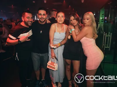 A professional photo of guests enjoying themselves at Cocktails Nightclub from our gallery.