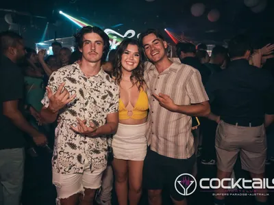 A professional photo of guests enjoying themselves at Cocktails Nightclub from our gallery.