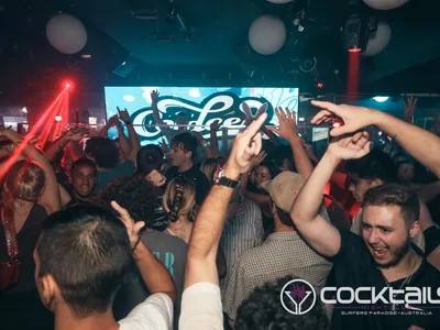 A professional photo of guests enjoying themselves at Cocktails Nightclub from our gallery.