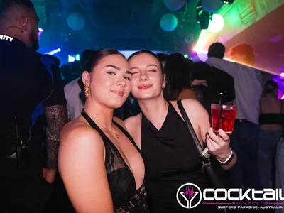 A professional photo of guests enjoying themselves at Cocktails Nightclub from our gallery.