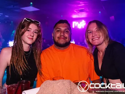 A professional photo of guests enjoying themselves at Cocktails Nightclub from our gallery.