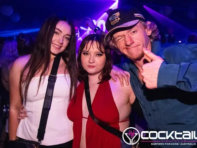 A professional photo of guests enjoying themselves at Cocktails Nightclub from our gallery.