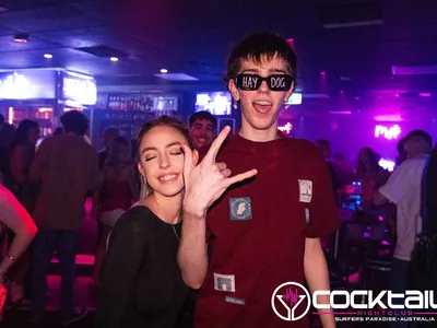 A professional photo of guests enjoying themselves at Cocktails Nightclub from our gallery.