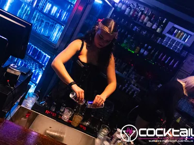 A professional photo of guests enjoying themselves at Cocktails Nightclub from our gallery.