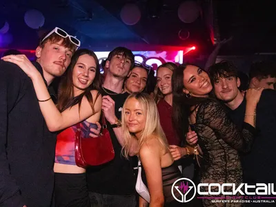 A professional photo of guests enjoying themselves at Cocktails Nightclub from our gallery.