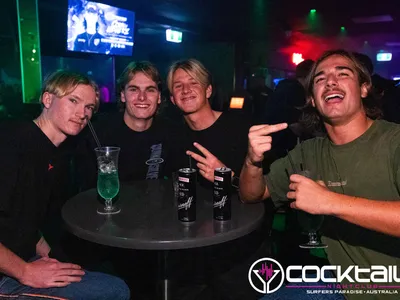 A professional photo of guests enjoying themselves at Cocktails Nightclub from our gallery.