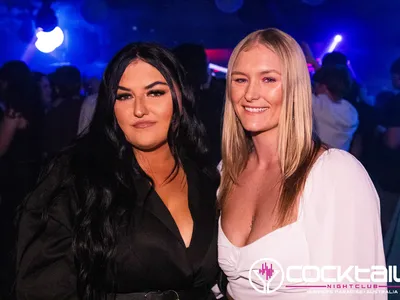 A professional photo of guests enjoying themselves at Cocktails Nightclub from our gallery.