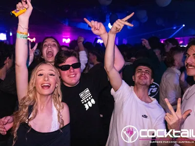 A professional photo of guests enjoying themselves at Cocktails Nightclub from our gallery.