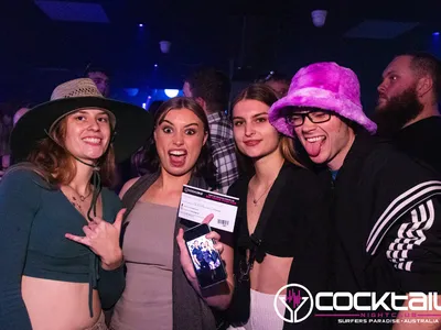 A professional photo of guests enjoying themselves at Cocktails Nightclub from our gallery.