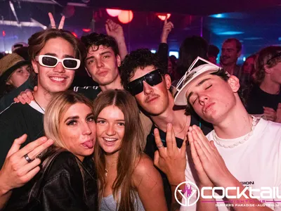 A professional photo of guests enjoying themselves at Cocktails Nightclub from our gallery.