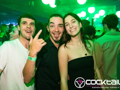 A professional photo of guests enjoying themselves at Cocktails Nightclub from our gallery.