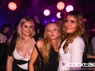 A professional photo of guests enjoying themselves at Cocktails Nightclub from our gallery.