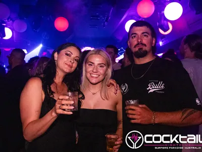 A professional photo of guests enjoying themselves at Cocktails Nightclub from our gallery.