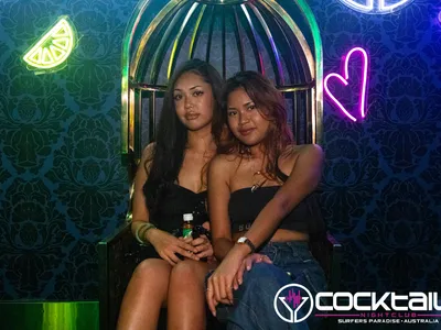 A professional photo of guests enjoying themselves at Cocktails Nightclub from our gallery.