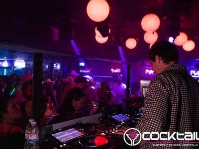 A professional photo of guests enjoying themselves at Cocktails Nightclub from our gallery.