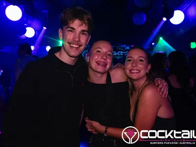 A professional photo of guests enjoying themselves at Cocktails Nightclub from our gallery.