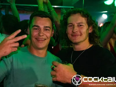 A professional photo of guests enjoying themselves at Cocktails Nightclub from our gallery.