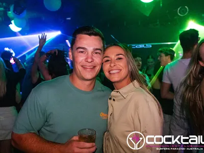 A professional photo of guests enjoying themselves at Cocktails Nightclub from our gallery.