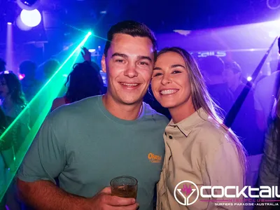 A professional photo of guests enjoying themselves at Cocktails Nightclub from our gallery.