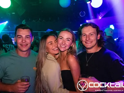 A professional photo of guests enjoying themselves at Cocktails Nightclub from our gallery.