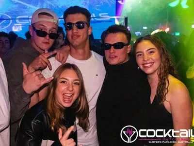 A professional photo of guests enjoying themselves at Cocktails Nightclub from our gallery.