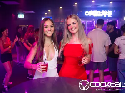 A professional photo of guests enjoying themselves at Cocktails Nightclub from our gallery.