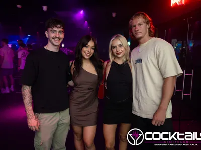 A professional photo of guests enjoying themselves at Cocktails Nightclub from our gallery.