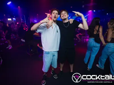 A professional photo of guests enjoying themselves at Cocktails Nightclub from our gallery.