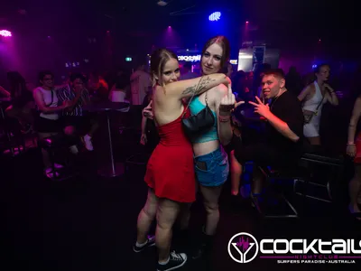 A professional photo of guests enjoying themselves at Cocktails Nightclub from our gallery.