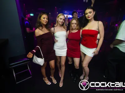 A professional photo of guests enjoying themselves at Cocktails Nightclub from our gallery.