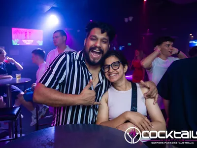 A professional photo of guests enjoying themselves at Cocktails Nightclub from our gallery.