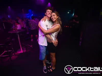 A professional photo of guests enjoying themselves at Cocktails Nightclub from our gallery.
