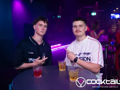 A professional photo of guests enjoying themselves at Cocktails Nightclub from our gallery.