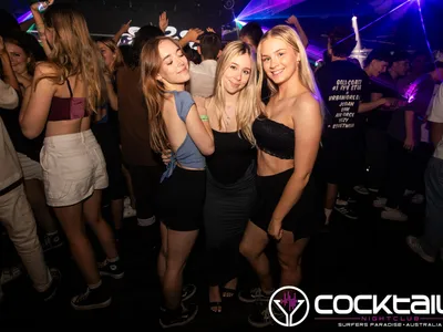 A professional photo of guests enjoying themselves at Cocktails Nightclub from our gallery.