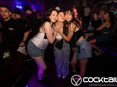 A professional photo of guests enjoying themselves at Cocktails Nightclub from our gallery.