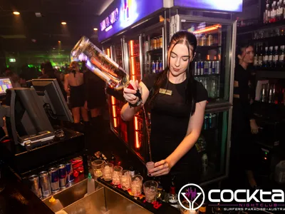 A professional photo of guests enjoying themselves at Cocktails Nightclub from our gallery.