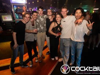 A professional photo of guests enjoying themselves at Cocktails Nightclub from our gallery.