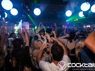 A professional photo of guests enjoying themselves at Cocktails Nightclub from our gallery.