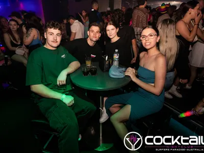 A professional photo of guests enjoying themselves at Cocktails Nightclub from our gallery.