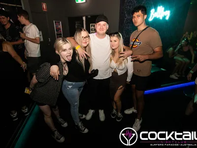 A professional photo of guests enjoying themselves at Cocktails Nightclub from our gallery.