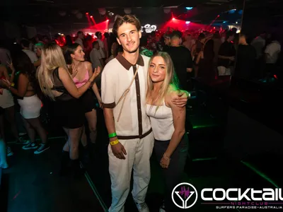 A professional photo of guests enjoying themselves at Cocktails Nightclub from our gallery.