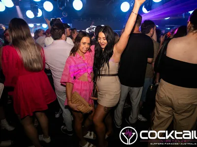 A professional photo of guests enjoying themselves at Cocktails Nightclub from our gallery.