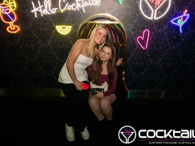 A professional photo of guests enjoying themselves at Cocktails Nightclub from our gallery.