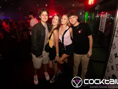 A professional photo of guests enjoying themselves at Cocktails Nightclub from our gallery.