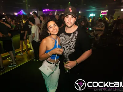 A professional photo of guests enjoying themselves at Cocktails Nightclub from our gallery.