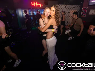 A professional photo of guests enjoying themselves at Cocktails Nightclub from our gallery.