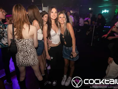 A professional photo of guests enjoying themselves at Cocktails Nightclub from our gallery.