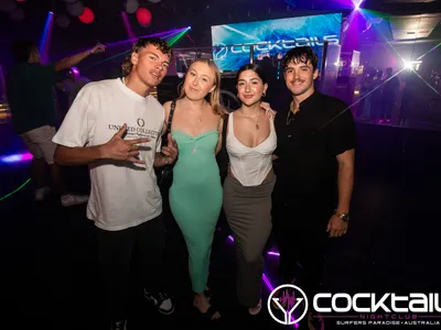 A professional photo of guests enjoying themselves at Cocktails Nightclub from our gallery.