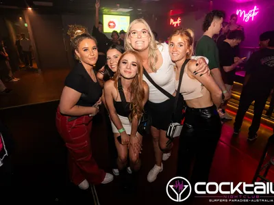 A professional photo of guests enjoying themselves at Cocktails Nightclub from our gallery.