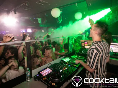 A professional photo of guests enjoying themselves at Cocktails Nightclub from our gallery.